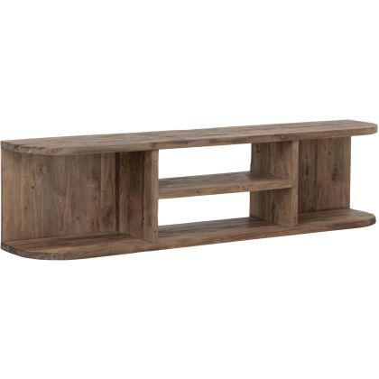 Mueble de TV en madera de teca natural 160 cm