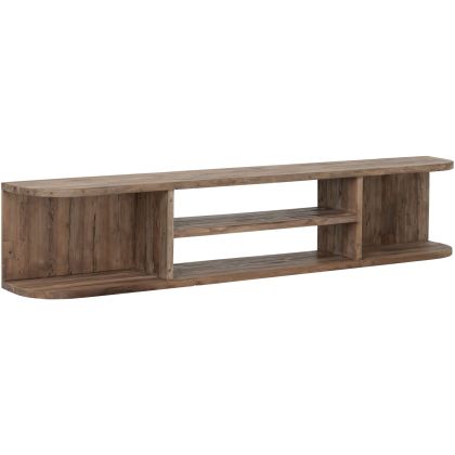 Mueble de TV en madera de teca natural 200 cm