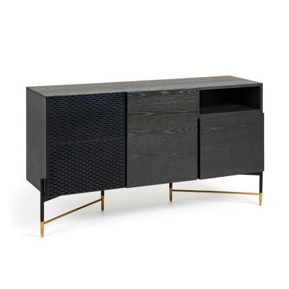 Aparador buffet Fresno Marrón Industrial, 159 Cm