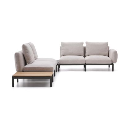 Sofá Modular Rinconero Sorells Beige con Mesas