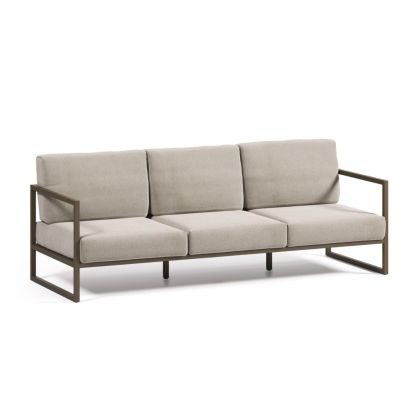 Sofá 3 Plazas Comova Estilo Nórdico-Moderno, 225 Cm