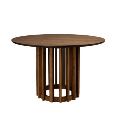 Mesa de Comedor Barlet Chapa Madera Nogal, 120 Cm