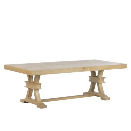 Mesa de centro vintage en madera de mango natural.
