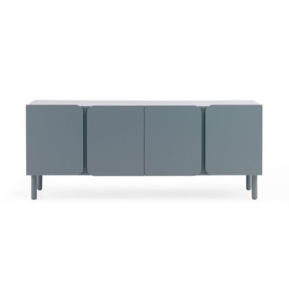 Aparador 4 Puertas Azul Claro, 180 Cm