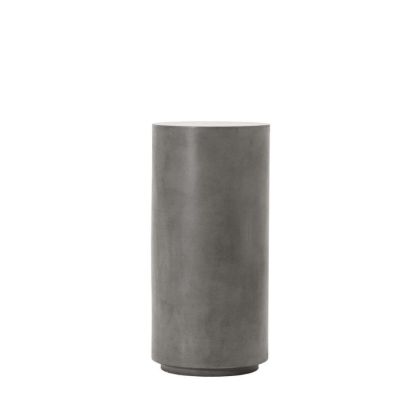 Pedestal Terraza Cemento Gris, Ø 36 Cm
