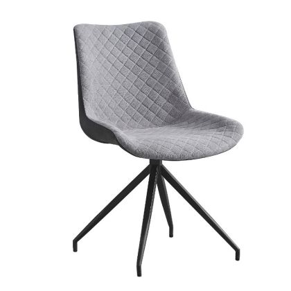 Silla Giratoria Florida Tapizado Tela Ecopiel, 48 Cm