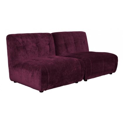 Sofá Modular 2 Plazas Giada Morado
