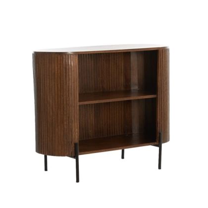 Aparador Dumosi Madera Metal Negro, 100 cm