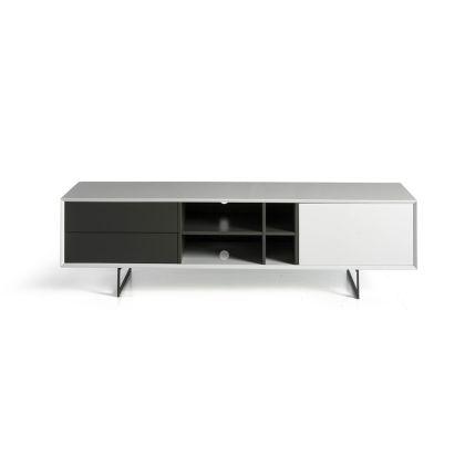 Mueble TV Blanco  Gris  Moderno Suri, 180cm
