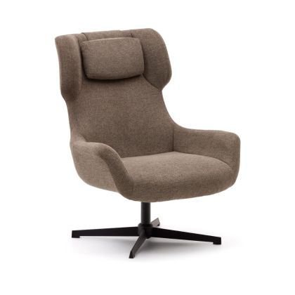 Sillón Giratorio Zalina Chenilla Acero, 83'5 Cm