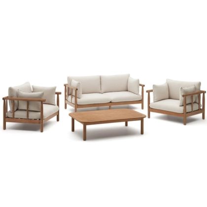 Set Sacova 2 Sillones Sofá 2 plazas Mesa Centro 