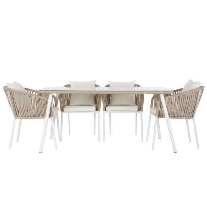 Set Mesas Sillones Estilo Moderno