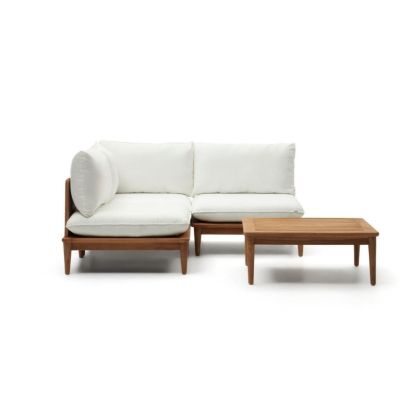 Modular Set Corner Armchair 2 Armchairs Coffee Table, 180 Cm