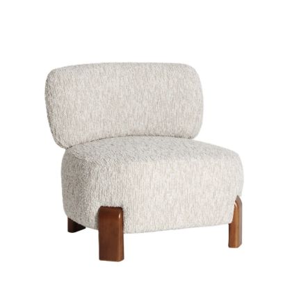 Sillón tejido beige