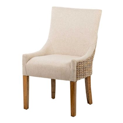 Silla Estilo Nórdico Beige, 91 Cm