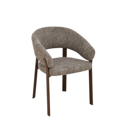 Silla chenilla beige