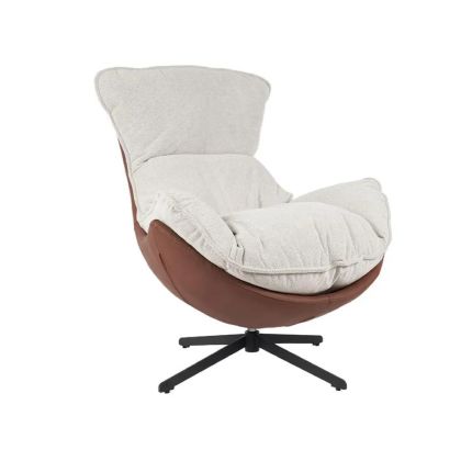 Sillón Giratorio Hans Beige Terracota 