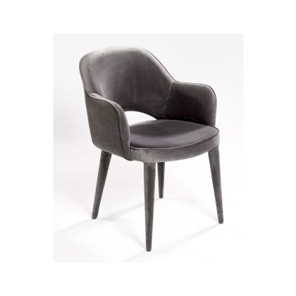 Sillón Diseño Tapizado Gris