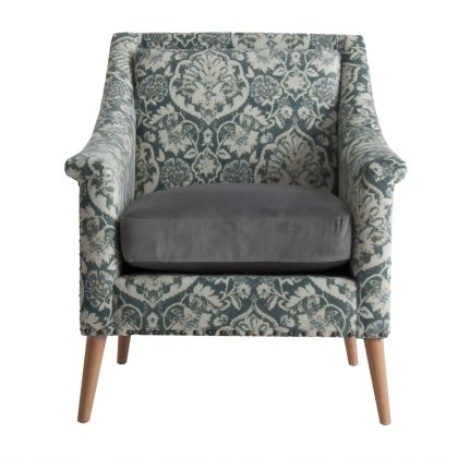 Sillón Tejido Estampado Madera,75 Cm