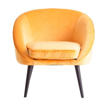 Sillón kitsh Mostaza, Wili 75 Cm