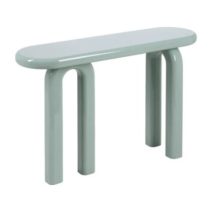 Consola lacado verde brillo