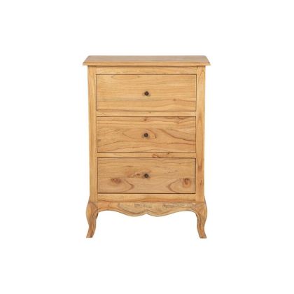 Sinfonier Madera Natural 3 Cajones, 100 Cm
