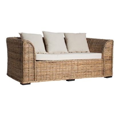 Sofa Malta Rattán Color Natural, 174