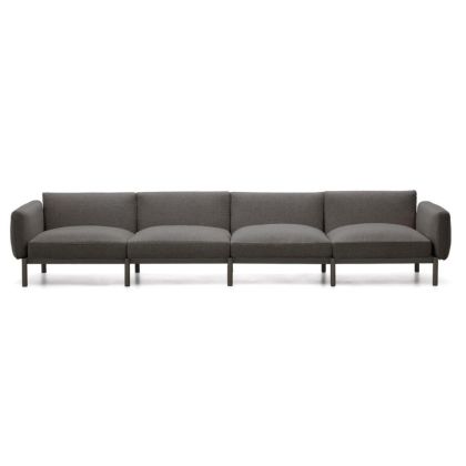 Sofá Modular Sorells 4 Plazas Gris