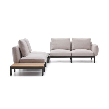 Sofá Modular Rinconero Sorells Beige con Mesas