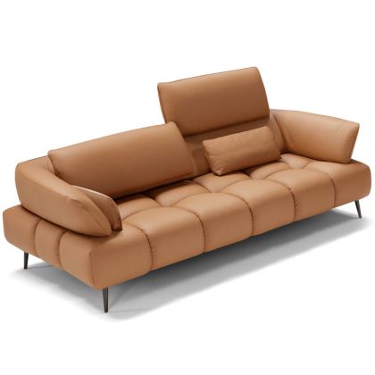 Sofá modular Ambra, cabezales regulables.Pies metálicos, ergonómico.