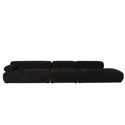 Sofá Rembrandt Modular Derecho 4,5 Plazas Marrón, 455 cm