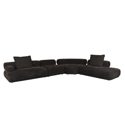 Sofá Rembrandt Modular Izquierdo 7,5 Plazas Marrón, 594 cm