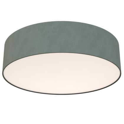 Plafón Led 8 W Gris Verde Metal Tejido, 45 Cm