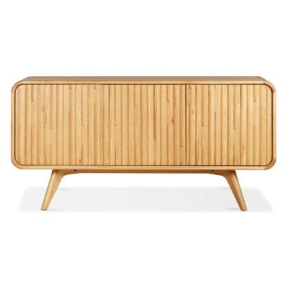 Aparador Bajo Nórdico Sublime 3 Puertas, 165 Cm
