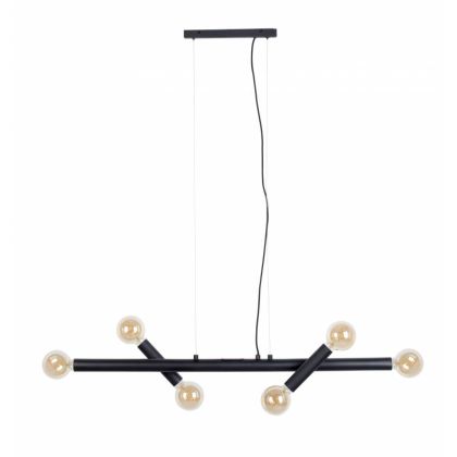 Lámpara de Techo Hawk Hierro Negro, 155 Cm
