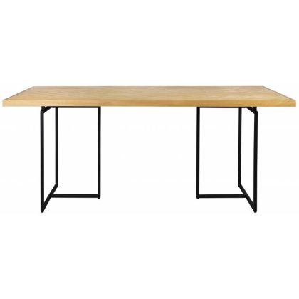 Mesa Comedor Rectangular Class Estilo Industrial-Vintage, 180 Cm