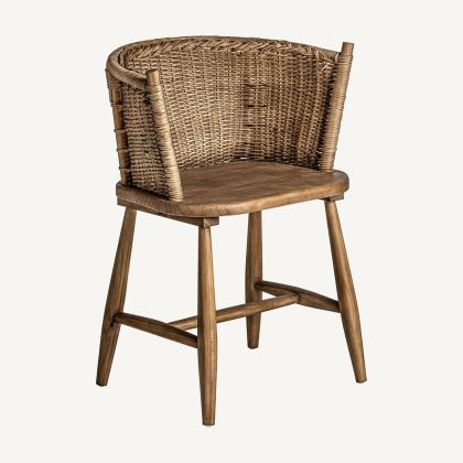 Taburete quenza madera Natural tropical