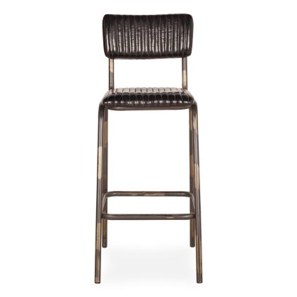Taburete Romina Negro/Gris