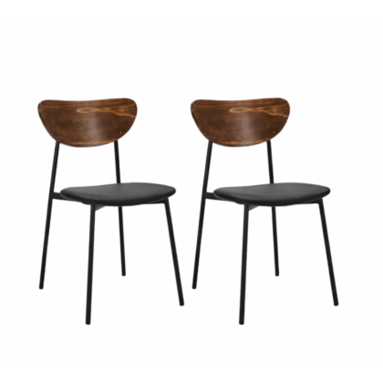 J/2 Silla Comedor Must Natural Negro