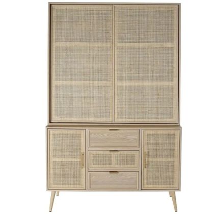 Natural Paulownia Mdf Tropical Mesh Showcase