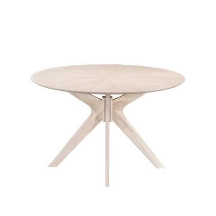 Mesa Comedor Xilo Blanqueada, 120 Cm