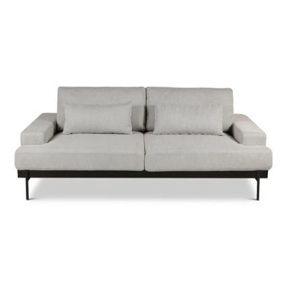 Sofá 3 Plazas Yoko Moderno Tejido Metal, 216 Cm