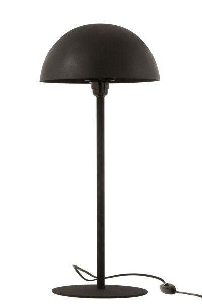 Lámpara de Sobremesa Paraguas Negro Opaco, 27 Cm