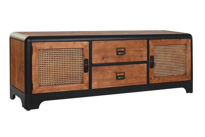 Mueble de TV Estilo Industrial-Vintage, 150 Cm