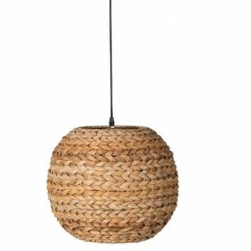 Lámpara de techo de ratán. La lámpara Nana es ideal para ambientes de estilo tropical.